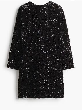 H&M Sequined Mini Dress